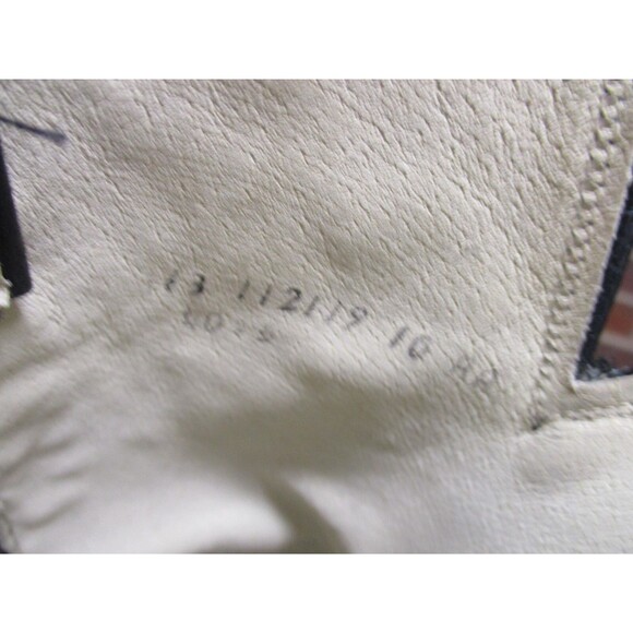 VINTAGE Olathe Cowboy Boots Mens 10 AA Extra Narrow Black Leather Western USA - Picture 13 of 16